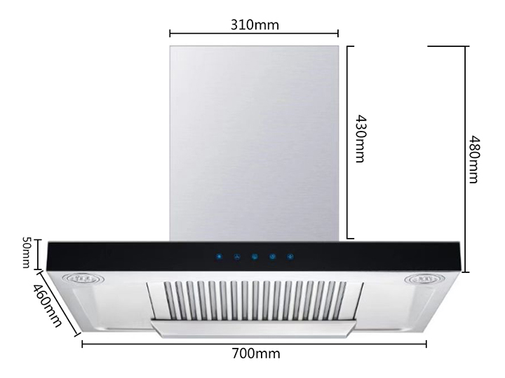 700mm抽油烟机